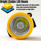 Darrahopens Home & Garden > Lighting > Outdoor Lights LED Miner Headlight 3000 LUX High Bright Waterproof Hard Hat Lamp Rechargeable