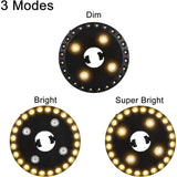 Darrahopens Home & Garden > Lighting > Outdoor Lights Patio Umbrella Light Warm White, 3 Brightness Modes, 28 LED Lights At 200 Lumens, 4 Aa Batteries Operated, For Patio