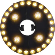 Darrahopens Home & Garden > Lighting > Outdoor Lights Patio Umbrella Light Warm White, 3 Brightness Modes, 28 LED Lights At 200 Lumens, 4 Aa Batteries Operated, For Patio