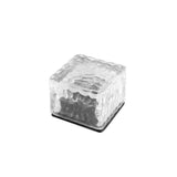 Darrahopens Home & Garden > Lighting > Outdoor Lights Solar LED Ice Cube Floor Tile Ground Lamp Lawn Lamp -White