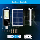 Darrahopens Home & Garden > Lighting > Outdoor Lights Solar LED Street Light Black Waterproof Outdoor Flood Lamp with Remote Control In Australia - Darrahopens