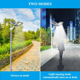 Darrahopens Home & Garden > Lighting > Outdoor Lights Solar LED Street Light Black Waterproof Outdoor Flood Lamp with Remote Control In Australia - Darrahopens