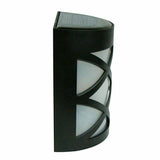 Darrahopens Home & Garden > Lighting Outdoor Solar Wall Lights Door Garden Step Bright 6 LED Fence Light Path Lamp AU