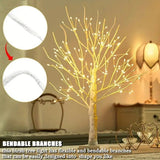 Darrahopens Home & Garden > Lighting > Table Lamps 144 LEDS Birch Tree Lamp with Bendable Branches Style - Warm White Romantic Decorative Night Light Decor