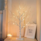 Darrahopens Home & Garden > Lighting > Table Lamps 24 LEDS Birch Tree Lamp with Bendable Branches Style - Warm White Romantic Decorative Night Light Decor