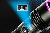 Darrahopens Home & Garden > Lighting > Table Lamps 365nm Black Light UV Flashlight With LCD Display Rechargeable Torch Lamp