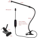Darrahopens Home & Garden > Lighting > Table Lamps 8W Dimmable Usb Desk Lamp With 3 Modes (Cool/Warm/Natural) 10 Brightness Levels LED Desk Lamp For Office, Education,