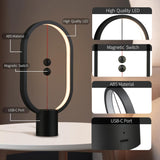 Darrahopens Home & Garden > Lighting > Table Lamps Black Magnetic Balance LED Table Lamp: USB-Powered, Dimmable Eye-Care Light with Award-Winning Design for Australian Homes & Offices