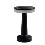 Darrahopens Home & Garden > Lighting > Table Lamps Black Rechargeable UFO Table Lamp Touch Control LED Bedside Night Light, Cordless Mushroom Desk Lamp for Bedroom Living Room Restaurant Bar Camping