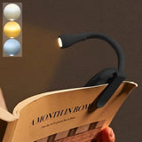 Darrahopens Home & Garden > Lighting > Table Lamps Book Lamp - Rechargeable Reading Lamp with Clip - Adjustable Brightness