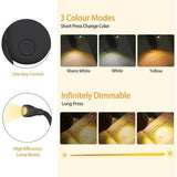 Darrahopens Home & Garden > Lighting > Table Lamps Book Lamp - Rechargeable Reading Lamp with Clip - Adjustable Brightness