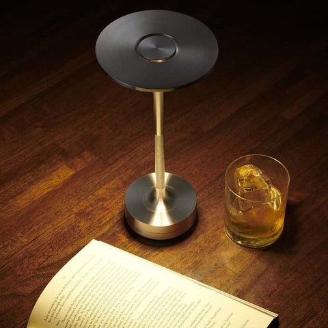 Darrahopens Home & Garden > Lighting > Table Lamps Cordless Table Lamp, Dimmable, Metal, USB Rechargeable