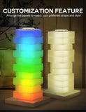 Darrahopens Home & Garden > Lighting > Table Lamps Customizable RGB Cube Lamp: USB-Powered LED Tower Light for Australian Gamerooms, Bedrooms & Room Decor