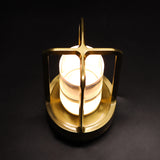Darrahopens Home & Garden > Lighting > Table Lamps Gold Rechargeable Table Lamp - Touch Dimming 3-Color LED Light for Bedroom and Office