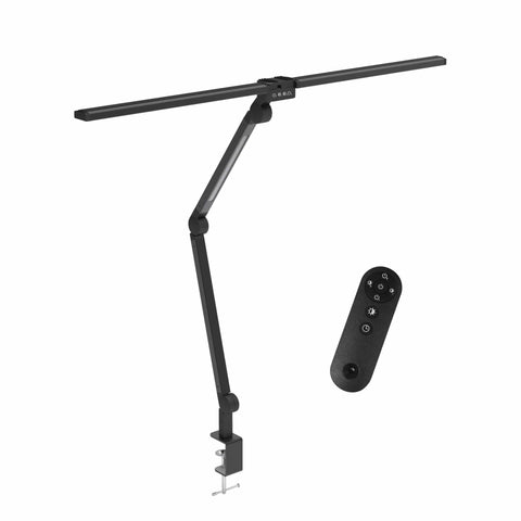 Darrahopens Home & Garden > Lighting > Table Lamps Kitchee Tri-Fold LED Desk Lamp with Clamp - Swinging Arm Eye-Care Dimmable Light