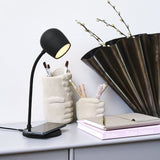 Darrahopens Home & Garden > Lighting > Table Lamps Kreafunk Ellie Lamp W/ Qi Charger And Bluetooth Speaker - Black