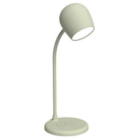 Darrahopens Home & Garden > Lighting > Table Lamps Kreafunk Ellie Lamp W/ Qi Charger And Bluetooth Speaker - Dusty Olive