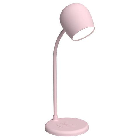 Darrahopens Home & Garden > Lighting > Table Lamps Kreafunk Ellie Lamp W/ Qi Charger And Bluetooth Speaker - Dusty Rose