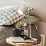 Darrahopens Home & Garden > Lighting > Table Lamps Kreafunk Ellie Lamp W/ Qi Charger And Bluetooth Speaker - Ivory Sand