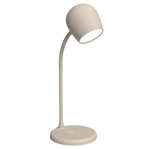 Darrahopens Home & Garden > Lighting > Table Lamps Kreafunk Ellie Lamp W/ Qi Charger And Bluetooth Speaker - Ivory Sand