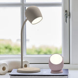 Darrahopens Home & Garden > Lighting > Table Lamps Kreafunk Ellie Lamp W/ Qi Charger And Bluetooth Speaker - Ivory Sand
