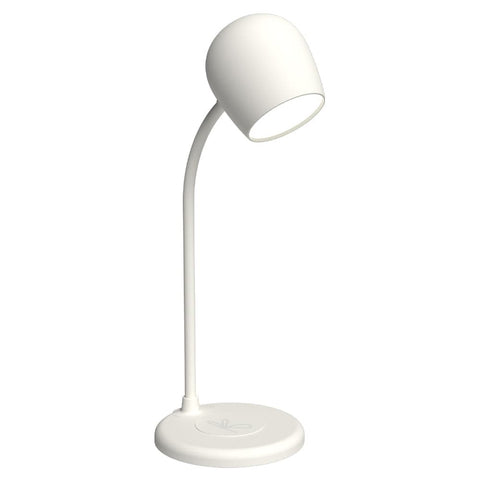 Darrahopens Home & Garden > Lighting > Table Lamps Kreafunk Ellie Lamp W/ Qi Charger And Bluetooth Speaker - White