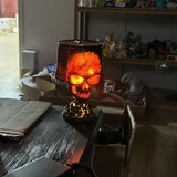 Darrahopens Home & Garden > Lighting > Table Lamps Lava Skull Lamp USB Halloween Night Light