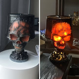 Darrahopens Home & Garden > Lighting > Table Lamps Lava Skull Lamp USB Halloween Night Light