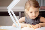 Darrahopens Home & Garden > Lighting > Table Lamps LED Desk Lamp Eye-Caring Foldable Desk Light Touch Control Reading Lamp-White