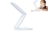 Darrahopens Home & Garden > Lighting > Table Lamps LED Desk Lamp Eye-Caring Foldable Desk Light Touch Control Reading Lamp-White