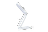 Darrahopens Home & Garden > Lighting > Table Lamps LED Desk Lamp Eye-Caring Foldable Desk Light Touch Control Reading Lamp-White