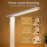 Darrahopens Home & Garden > Lighting > Table Lamps Led Desk Lamp, Eye-caring Touch Control Table Lamp With 3 Color Modes, Dimmable Reading Lamp With USB Charging Port,25.5*28.5*9cm In Australia - Darrahopens