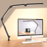 Darrahopens Home & Garden > Lighting > Table Lamps LED Desk Lamp,Foldable Table Lamp for Computer and Desktop,Flexible Clamp on Desk Lamps,Black Portable Desk Lamp for Home Office Reading,Working,Computer Desk,Study Lamp for Kids