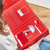 Darrahopens Home & Garden > Lighting > Table Lamps Lexon GIFT Set PANTONE - Includes Mino+ Mini Speaker, Flip Classic Clock, Mina M Lamp, Thykho 3  Speaker - 2035 Red