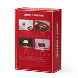 Darrahopens Home & Garden > Lighting > Table Lamps Lexon GIFT Set PANTONE - Includes Mino+ Mini Speaker, Flip Classic Clock, Mina M Lamp, Thykho 3  Speaker - 2035 Red