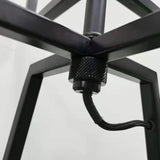 Darrahopens Home & Garden > Lighting > Table Lamps Modern Dimmable Floor Lamp + Table Desk Lamp w/ Linen Shade Scandi - Matte Black