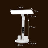 Darrahopens Home & Garden > Lighting > Table Lamps Pink 360 Degree Rotating Tablet Stand and Foldable LED Desk Lamp Study Set Adjustable Reading Light with Display Screen Desktop Organiser for Students Home Office Learning