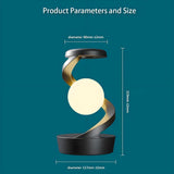 Darrahopens Home & Garden > Lighting > Table Lamps Rotating Levitating Night Light with RGB Colors & Wireless Charging: 1-Second Palm-Activated Spin, Motion-Sensing – Futuristic Lighting for Australian Bedrooms & Offices