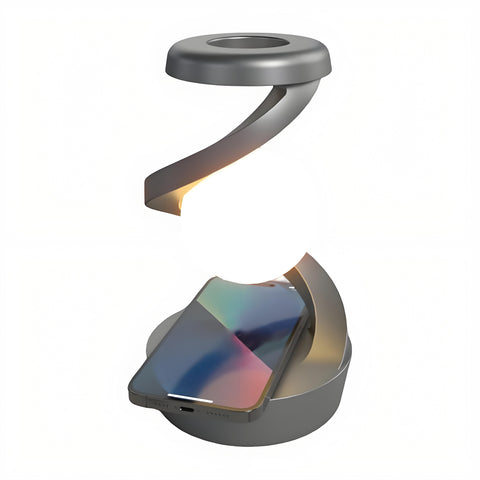 Darrahopens Home & Garden > Lighting > Table Lamps Rotating Levitating Night Light with RGB Colors & Wireless Charging: 1-Second Palm-Activated Spin, Motion-Sensing – Futuristic Lighting for Australian Bedrooms & Offices