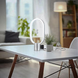 Darrahopens Home & Garden > Lighting > Table Lamps Silver Magnetic Balance LED Table Lamp: USB-Powered, Dimmable Eye-Care Light with Award-Winning Design for Australian Homes & Offices