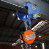 Darrahopens Home & Garden > Lighting > Table Lamps VEVOR Manual Trolley, 1 Ton Load Capacity, Push Beam Trolley with Dual Wheels, Adjustable for I-Beam Flange Width 63.5 mm to 177.8 mm, Heavy Duty Alloy Steel Garage Hoist for Straight Curved I Beam