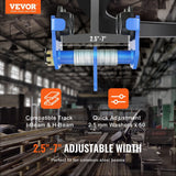 Darrahopens Home & Garden > Lighting > Table Lamps VEVOR Manual Trolley, 2 Ton Load Capacity, Push Beam Trolley with Dual Wheels, Adjustable for I-Beam Flange Width 63.5 mm to 177.8 mm, Heavy Duty Alloy Steel Garage Hoist for Straight Curved I Beam