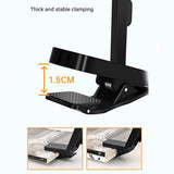 Darrahopens Home & Garden > Lighting > Table Lamps White Rechargeable LED Clip-On Reading Light - Foldable Portable Mini Book Light with Eye-Caring Lamp for Study & Bedside