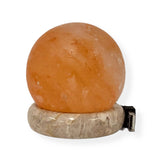 Darrahopens Home & Garden > Lighting USB Colour Changing Salt Himalayan Lamp - Ball Sphere Shape Pink Rock LED Light