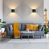 Darrahopens Home & Garden > Lighting > Wall Lights 3 Pack 12W LED Wall Lights Adjustable Beam Angle IP65 Waterproof 2700-3000K Warm White