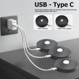 Darrahopens Home & Garden > Lighting > Wall Lights 6 Lights LED Rechargeable Slim Cabinet Light, 2cm, Remote Control, Magnetic Mount