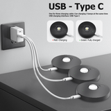Darrahopens Home & Garden > Lighting > Wall Lights 6 Lights LED Rechargeable Slim Cabinet Light, 2cm, Remote Control, Magnetic Mount