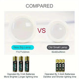 Darrahopens Home & Garden > Lighting > Wall Lights 6 Pack RGBW LED Cabinet Lights, Remote Control, Battery Powered