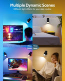 Darrahopens Home & Garden > Lighting > Wall Lights Battery Operated Wall Lights 2 Pack Rechargeable Wall Lights Indoor Touch Dimmable with Remote Control,Magnetic Wall Sconce Lights Battery Black Wireless LED Decor Lighting 3000mAh [Energy Class F]