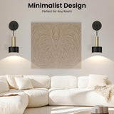 Darrahopens Home & Garden > Lighting > Wall Lights Battery Operated Wall Sconce Set of 2, Dimmable RGB Wall Sconce with Remote Indoor Battery Powered Wall Lamp Light for Bedroom Living Room